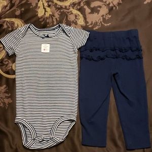 Carter's baby girl's 2-piece set